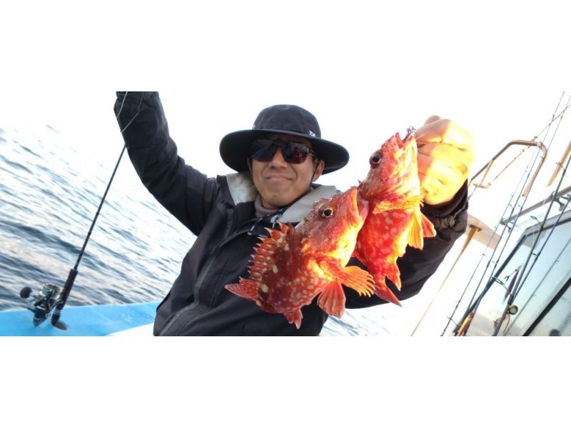 【千葉・勝浦市川津漁港】「午後便」お手軽簡単ルアーで多彩なお魚を釣り上げちゃおう！スーパーライトジギング体験　初心者、お子様、女性歓迎の紹介画像