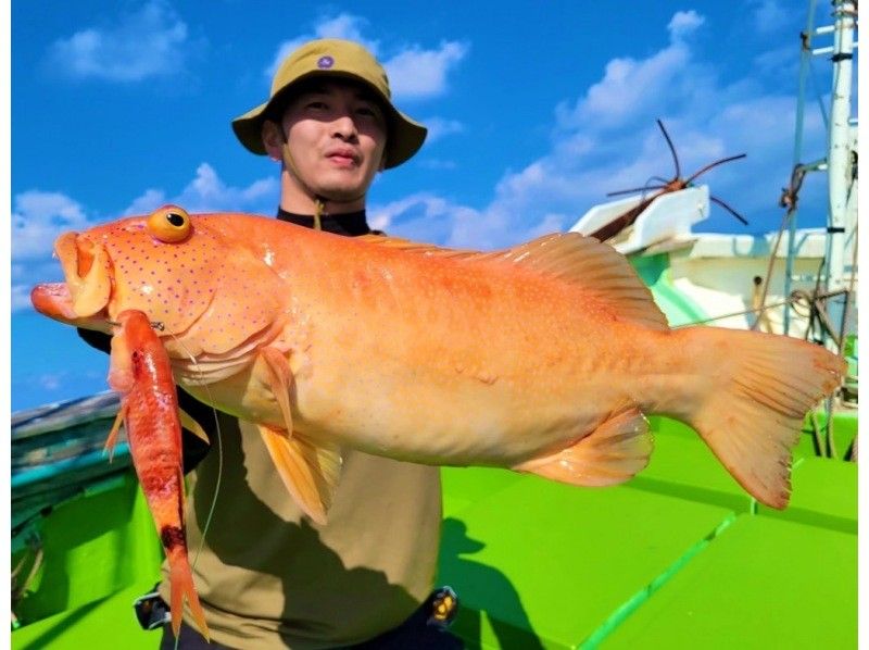 ジギングor餌釣り1日船釣りツアー　(トイレ完備、貸し出し可能)の紹介画像