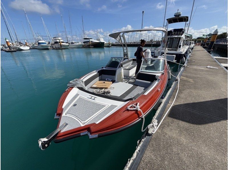 【沖縄・伊平屋島/1日】クルーズボート（貸切り☆6時間プラン）シュノーケル＆スキンダイビングなど遊び方自由！《送迎無料》グループ旅行に最適☆の紹介画像