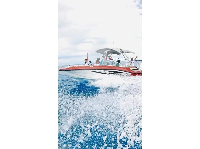 【沖縄・伊平屋島/1日】クルーズボート（貸切り☆6時間プラン）シュノーケル＆スキンダイビングなど遊び方自由！《送迎無料》グループ旅行に最適☆の紹介画像