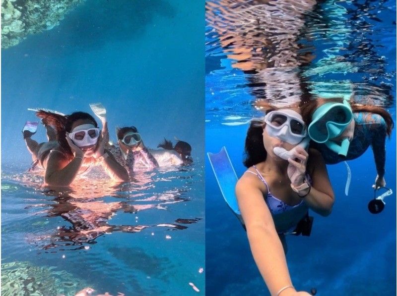 【沖縄・伊平屋島/1日】クルーズボート（貸切り☆6時間プラン）シュノーケル＆スキンダイビングなど遊び方自由！《送迎無料》グループ旅行に最適☆の紹介画像