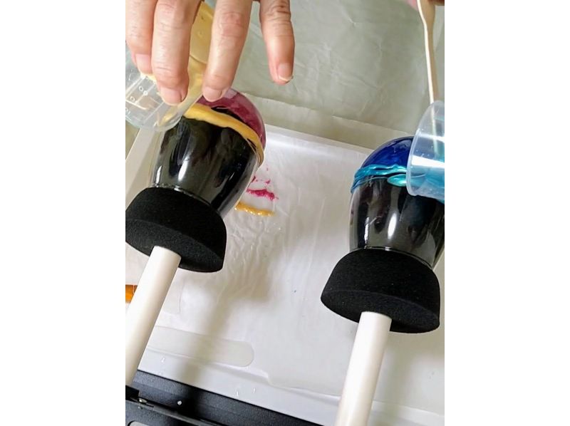 【沖縄・うるま市/レジンアート】オーシャングラス/波レジングラス作り♪うるま市観光のすきま時間に♪沖縄旅行の記念に♪の紹介画像