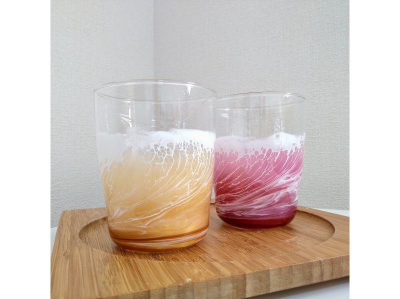 【沖縄・うるま市/レジンアート】オーシャングラス/波レジングラス作り♪うるま市観光のすきま時間に♪沖縄旅行の記念に♪の紹介画像