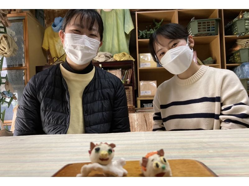 【沖縄・西表島】天然サンゴと漆喰で可愛らしいシーサー作り体験の紹介画像