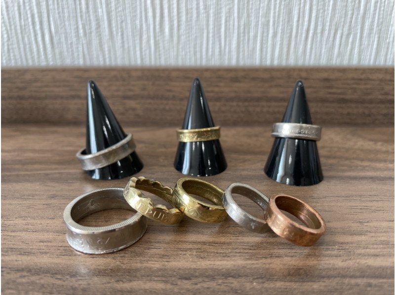 【北海道・旭川】世界のコインで作る★あなただけのコインリング体験〜女性・親子・カップル・ファミリー・友達・おひとり様歓迎！の紹介画像