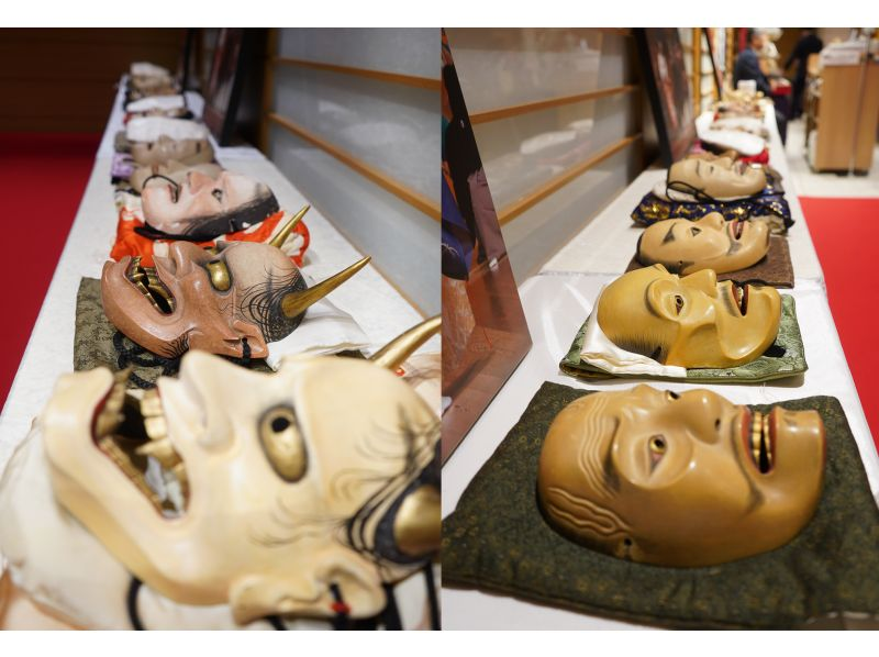 [Tokyo, Ginza] Kanze Noh Theater Noh Mask Experience and Special Seat Workshop | Limited plan with souvenirの紹介画像