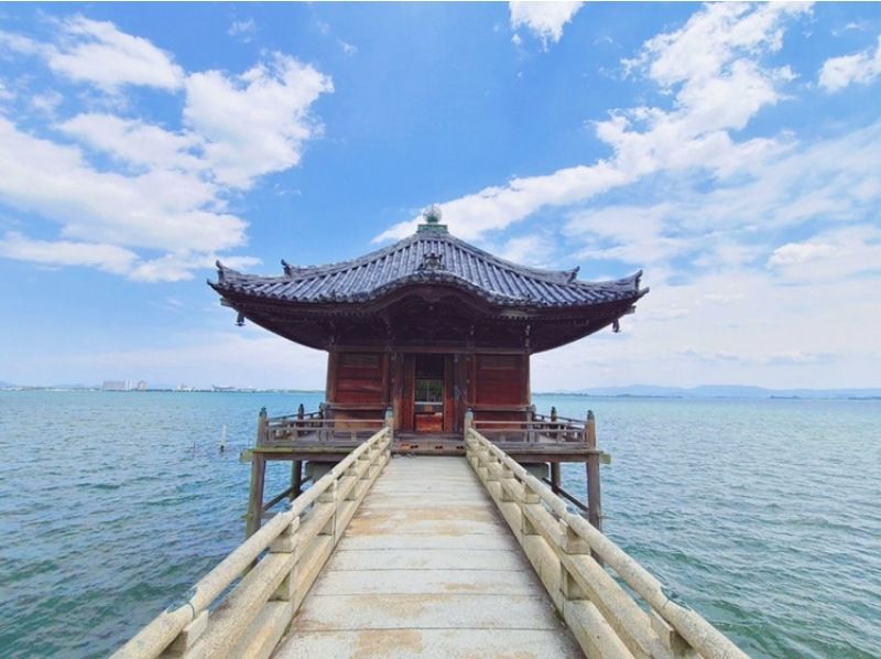 【滋賀・堅田】SUPでびわ湖の朝さんぽ。湖上から浮御堂参拝と港町めぐりの紹介画像