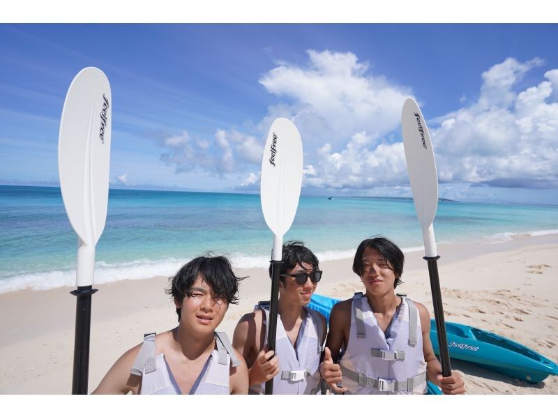 【沖縄・宮古島】トリプルでお得♪カヤックで行く秘境冒険ツアー✖ウミガメシュノーケル✖ドローン撮影！！＜写真じゃ伝えきれない、心に残る冒険＞の紹介画像