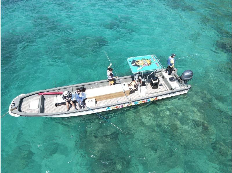 奄美大島★船でしか行けないコウトリビーチ【当日予約可能】ボートチャーター11名乗り(貸切3時間）ドローン空撮、GoPro動画での無料撮影付きの紹介画像