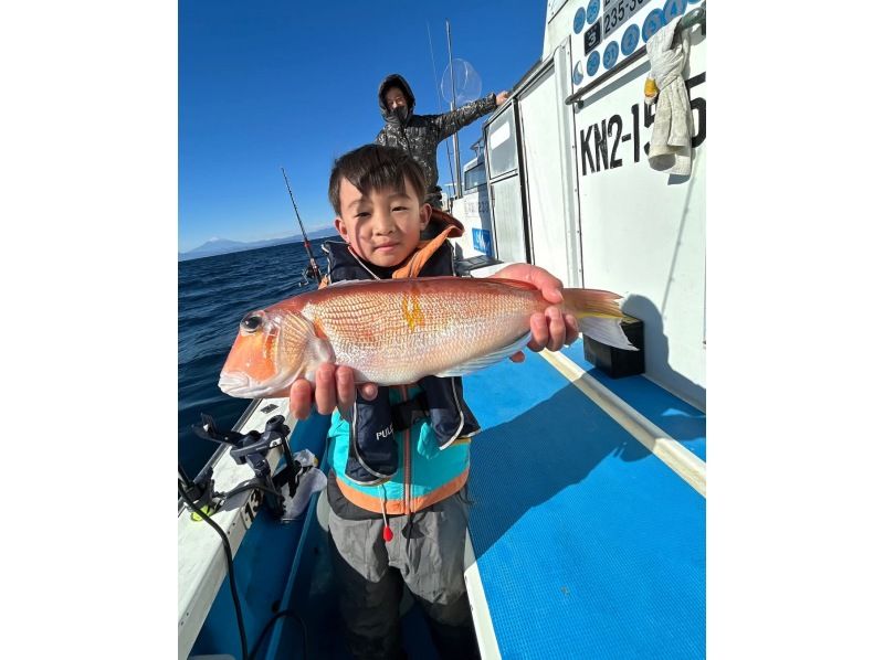[Kanagawa/Kamakura] Recommended for beginners! All-inclusive boat fishing (with pick-up and drop-off and instructor)の紹介画像