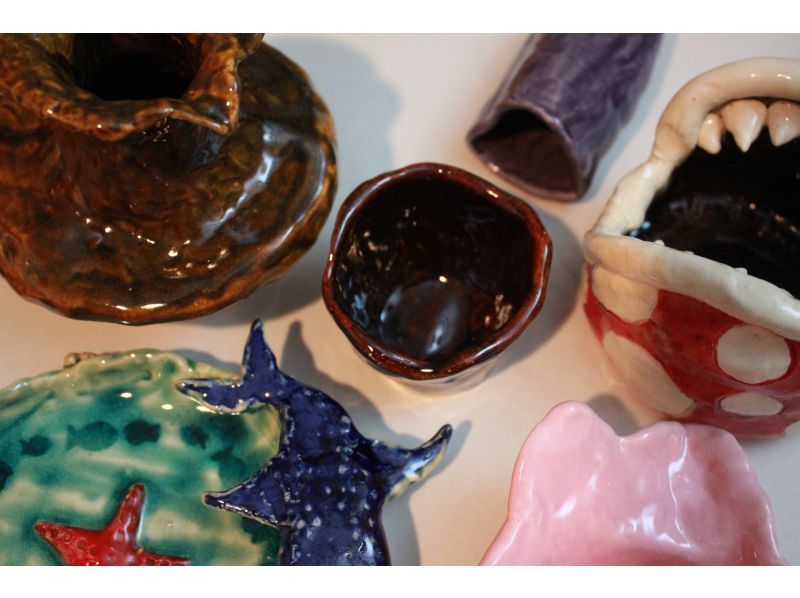 【大阪・谷町六丁目】在擁有120年歷史的聯排別墅工作室體驗手工陶藝和拉坯（歡迎初學者）の紹介画像