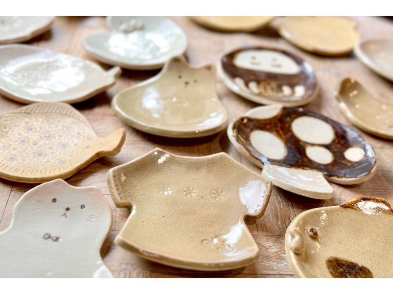 [Nagoya Sakae] Pottery experience to make a 5-inch serving bowl ☆ Make a plate with a diameter of about 20 cm to enjoy at home ♪の紹介画像