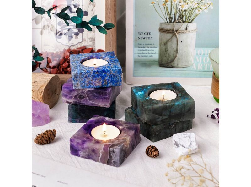 [Making Aroma Candles] Enjoy making your own original aroma candles using a power stone baseの紹介画像