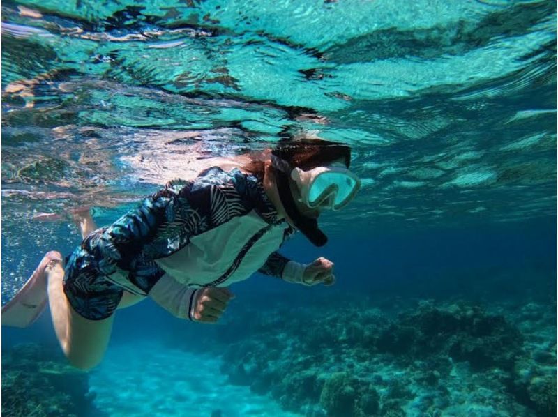 [Okinawa, Zamami Island] Same-day participation possible! A very satisfying 90-minute boat snorkel tour! See sea turtles♪ Beginners welcome! Come empty-handed & get free photo dataの紹介画像