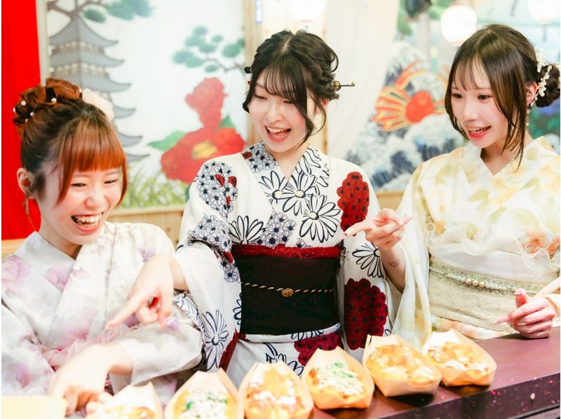 [大阪、难波、道顿堀]Yosakoi舞蹈讲座｜穿上日本文化的服装，尽情摇滚吧！の紹介画像