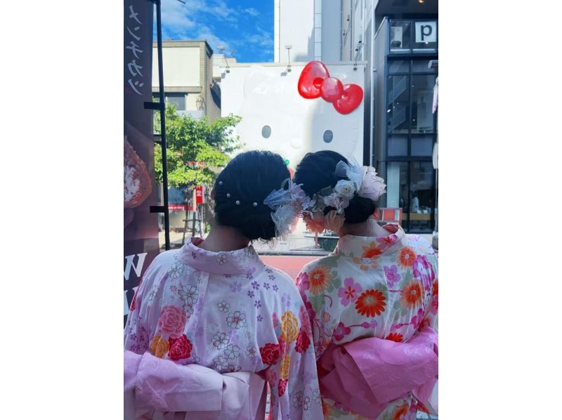 [东京，浅草]女性浴衣租借计划♪享受包括发型设计在内的全面协调！の紹介画像