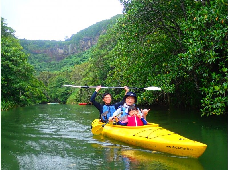 [沖繩/西表島] 5～8歲的孩子可以盡情玩耍。紅樹林獨木舟和瀑布遊戲。家庭計劃の紹介画像