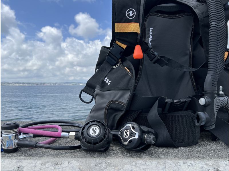 ＼那覇から送迎付きでお得に潜ろう☆／中部・砂辺　ビーチ体験ダイビングの紹介画像