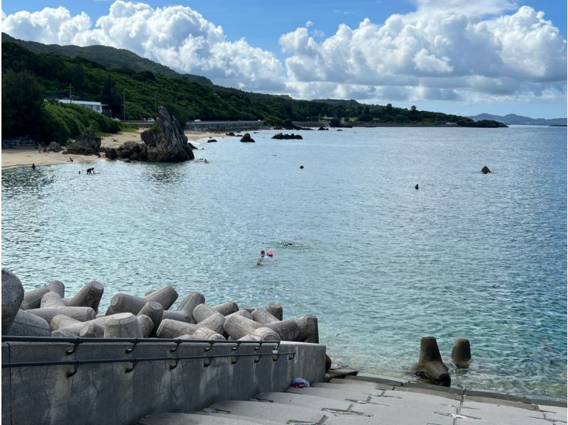 【沖縄本島北部・ゴリラチョップ】空港・ホテル送迎付きの体験ダイビングで一日満喫！珊瑚×水底のキラキラがエモ空間☆の紹介画像