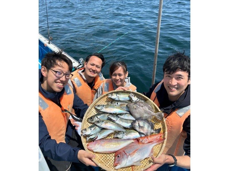 [橫濱/鎌倉]★暑假限定家庭套餐★船釣，配備所有必要設備（帶接送和教練）の紹介画像