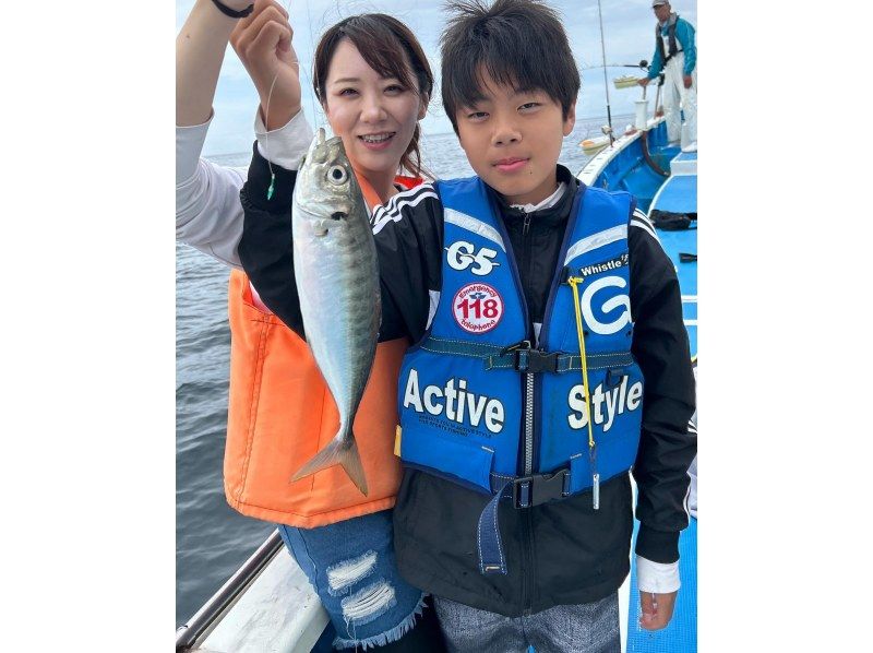 [橫濱/鎌倉]★暑假限定家庭套餐★船釣，配備所有必要設備（帶接送和教練）の紹介画像
