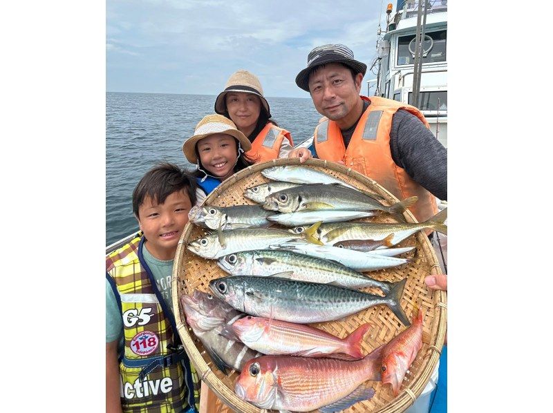 [橫濱/鎌倉]★暑假限定家庭套餐★船釣，配備所有必要設備（帶接送和教練）の紹介画像