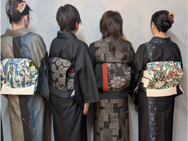 [Kagoshima, Amami Oshima] Experience wearing Oshima Tsumugi and Amami Bingata obi and tasting island cuisineの紹介画像