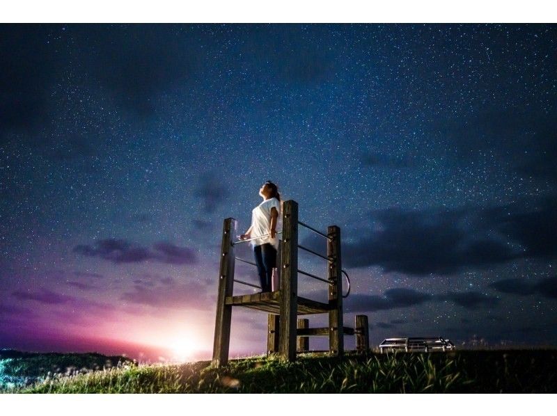 【沖縄・宮古島】満点星空フォトツアー！SNS映えアイテムあり！カップルや女子旅にオススメ★〈当日予約 OK〉※送迎付きプランありの紹介画像