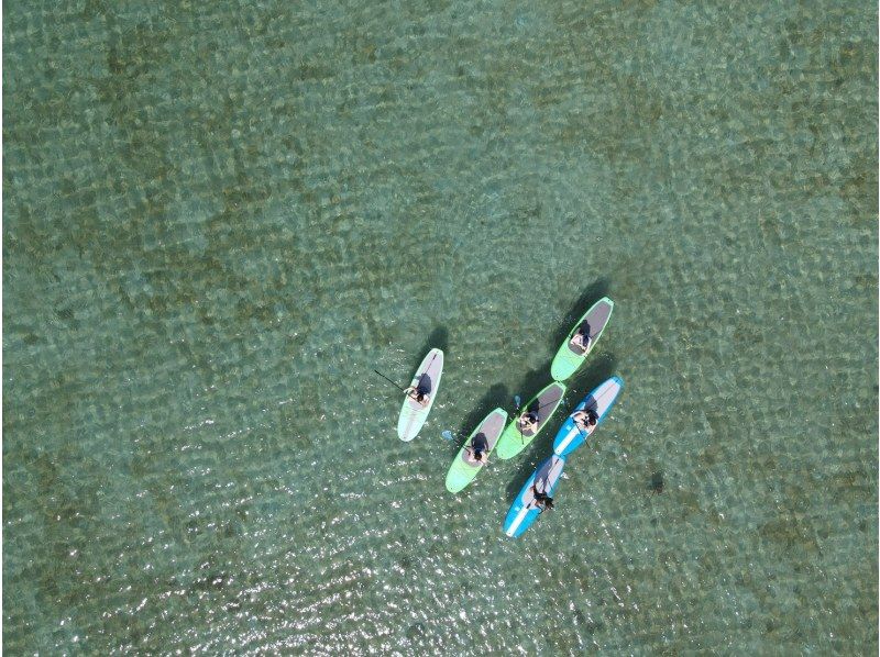 奄美大島【当日予約可能】SUP(60分)※ドローン空撮等写真の無料プレゼントあり※お1人様もお任せ下さい☆の紹介画像