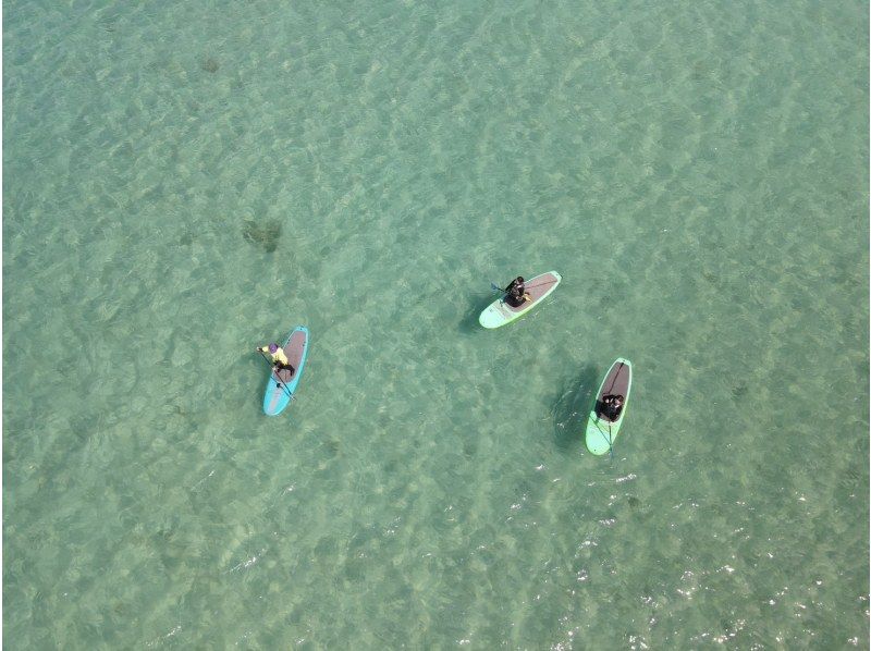 奄美大島【当日予約可能】SUP(60分)※ドローン空撮等写真の無料プレゼントあり※お1人様もお任せ下さい☆の紹介画像