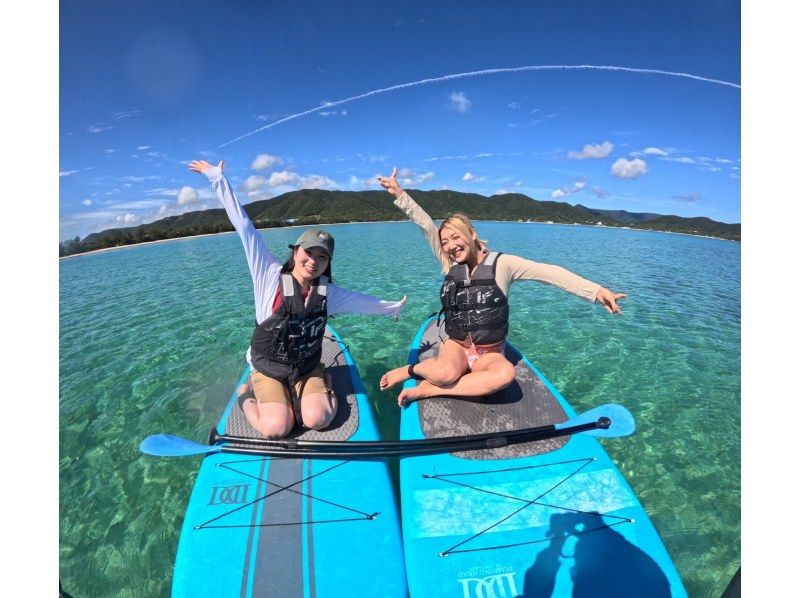 奄美大島【当日予約可能】SUP+シュノーケル+ナイトツアー（240分）【お得なセットプラン】★ドローン空撮等写真のプレゼントあり★の紹介画像