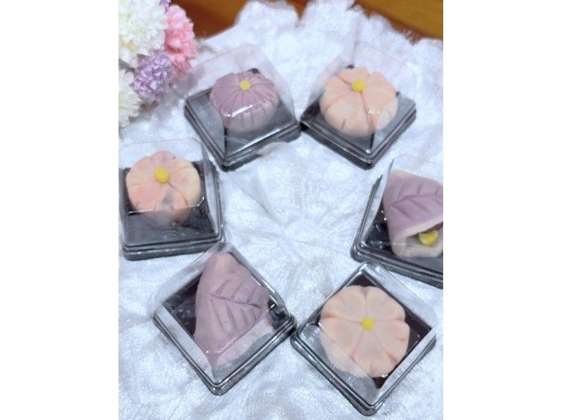 【藤沢で練り切り和菓子体験】カップル・女性同士で日本の文化に触れてみませんか？和菓子のお持ち帰りOKの紹介画像