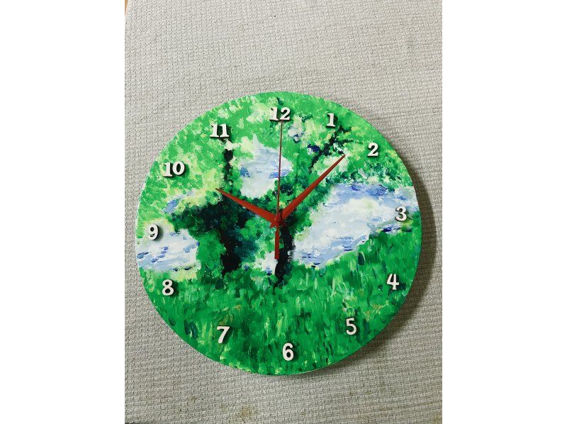 Make your own unique art clock! (Recommended for couples, women, and families)の紹介画像