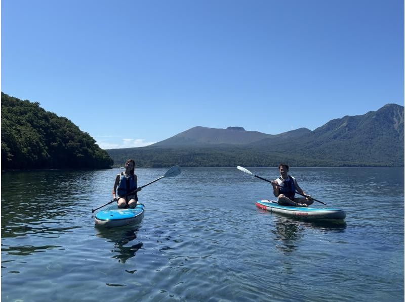 [Hokkaido, Lake Shikotsu] Relaxing Lake Shikotsu SUP tour | Drone photography includedの紹介画像