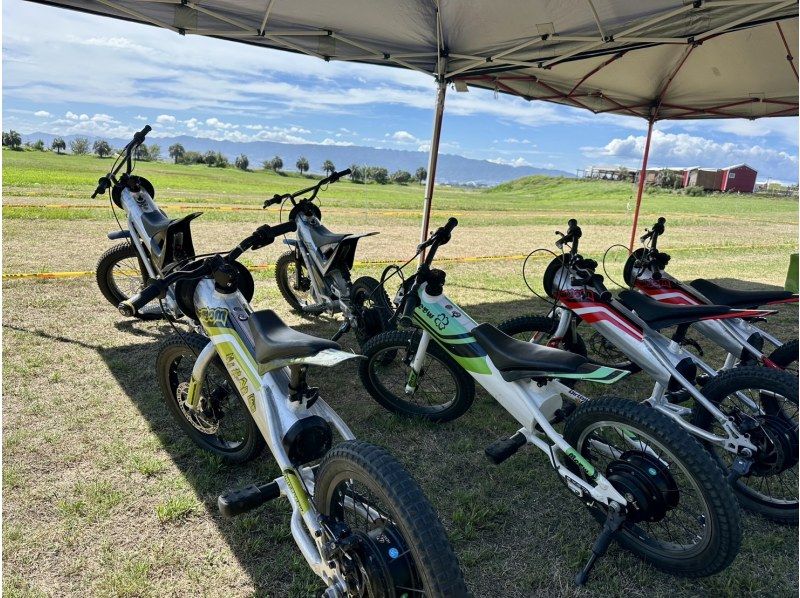 NEW! 大阪舞洲 大阪湾を望みながら、電動キッズモトクロスバイク体験