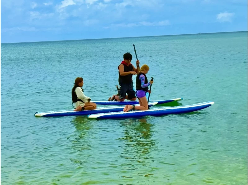 【石垣島・SUP＆カヤック体験】手ぶら&当日受付OK！プライベートビーチでゆったり！シャワー・トイレ・駐車場完備！写真データプレゼント！の紹介画像