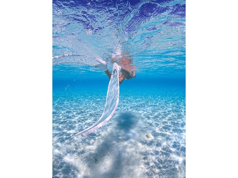 《宮古島》ライフジャケット不要！ウミガメに大接近！初心者でも始められるスキンダイビング体験！当日予約・早期予約OK！の紹介画像