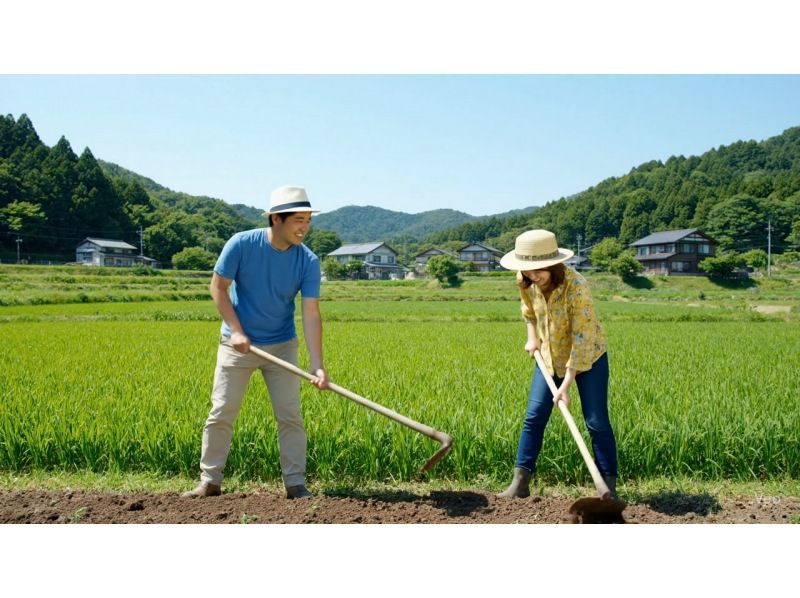 【지바·구주쿠리】농원 만들기를 함께 체험하지 않겠습니까? 충생의 밥솥 기저귀 점심과 밀키 퀸 신쌀 1Kg의 기념품 첨부! 도쿄에서 1시간 반の紹介画像