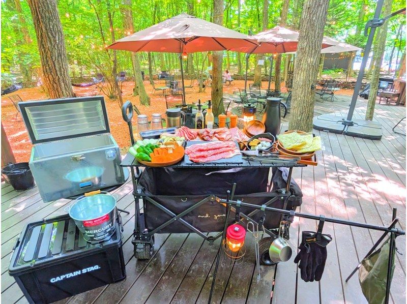 【栃木县、那须】那须高原黑毛和牛炭火烤肉套餐の紹介画像