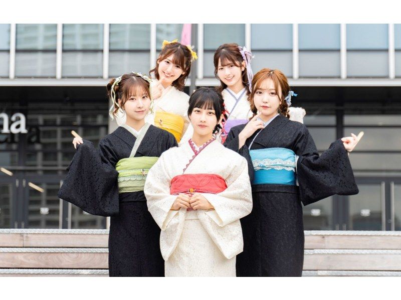 【大阪・なんば】ヘアセット付き！雨の日は雨傘無料貸出！浴衣一式レンタル＆着付けプランの紹介画像