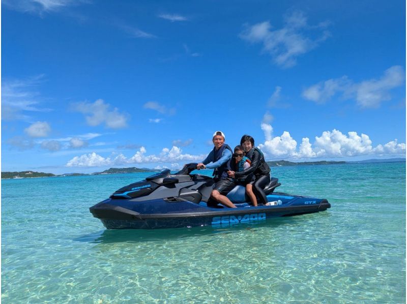 【오키나와・해중 도로】100분 면허 없음 OK : 제트 스키로 가는, 무인도 비경 투어!の紹介画像