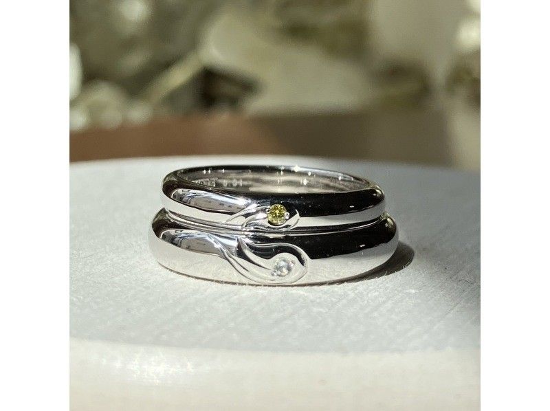 A special Hawaiian ring that weaves together the feelings of two people. Ocean of My Heart -plan A-の紹介画像