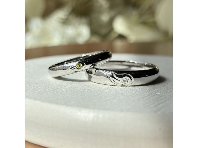 A special Hawaiian ring that weaves together the feelings of two people. Ocean of My Heart -plan A-の紹介画像