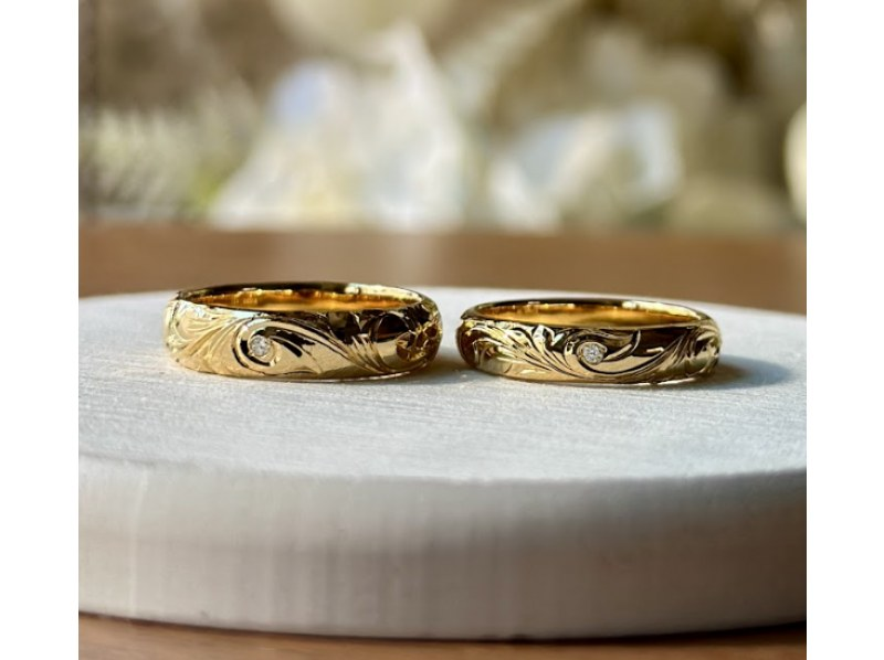 A special Hawaiian ring that weaves together the feelings of two people. Ocean of My Heart -plan B-の紹介画像
