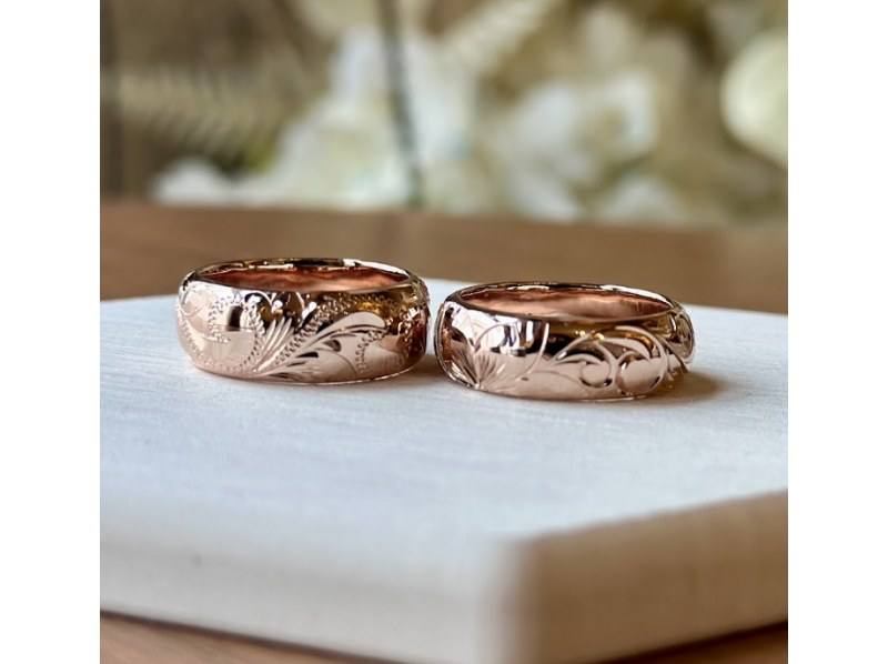 A special Hawaiian ring that weaves together the feelings of two people. Ocean of My Heart -planC-の紹介画像