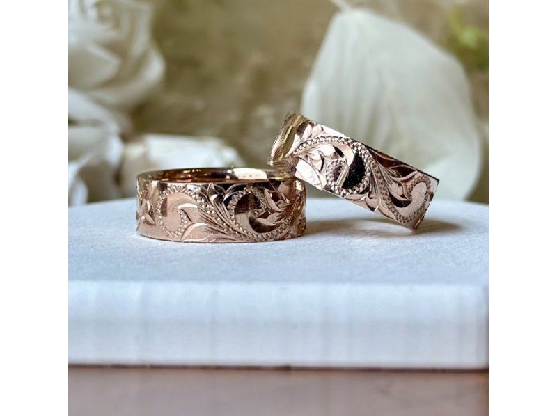 A special Hawaiian ring that weaves together the feelings of two people. Ocean of My Heart -planC-の紹介画像