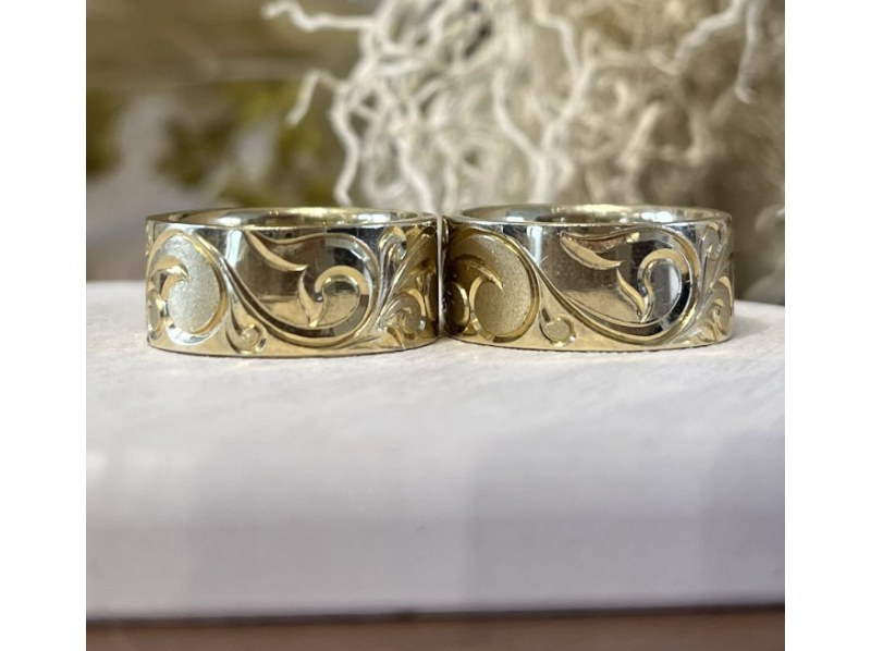 A special Hawaiian ring that weaves together the feelings of two people. Ocean of My Heart -planC-の紹介画像
