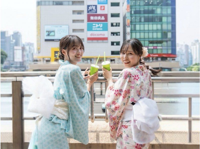 【8月5日花火大会限定】選べる2つの街歩き浴衣レンタルプラン！【アクセス良好！】100種類以上から選べる＆ドレスデザイナーが作った特別な浴衣の紹介画像