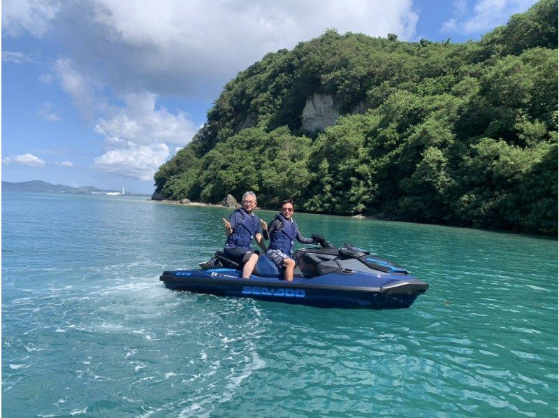 【沖繩海底之路】無需駕照，體驗水上摩托車！盡情體驗無人島的隱密之美！ 180分鐘☆の紹介画像