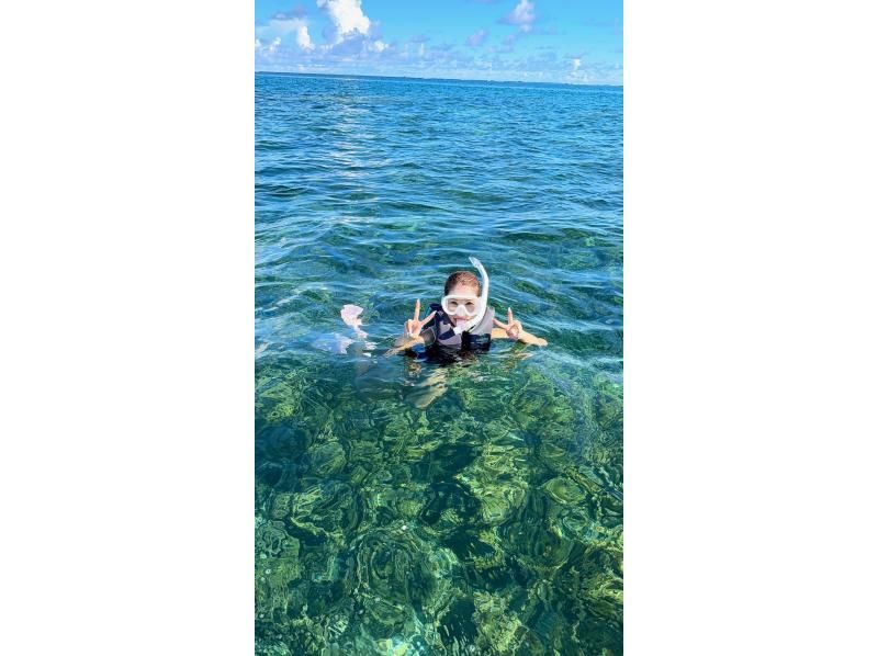 【沖縄・海中道路】完全プライベート！無人島沖シュノーケルツアー☆(5歳以下無料)の紹介画像